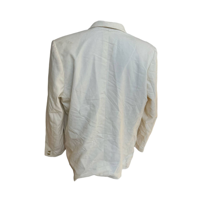 WHITE COSTUM (Ecru) FOR CEREMONY - MILITARY SURPLUS ROMANIAN ARMY - IN GOOD CONDITION