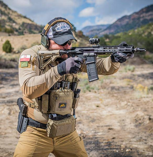 HOSSZÚ UJJÚ PÓLÓING - "RANGE®" - Helikon Tex® - ADAPTÍV ZÖLD