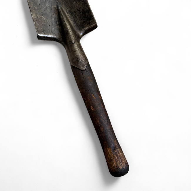 SMALL MILITARY INFANTRY SHOVEL - ROMANIAN ARMY SURPLUS - USED