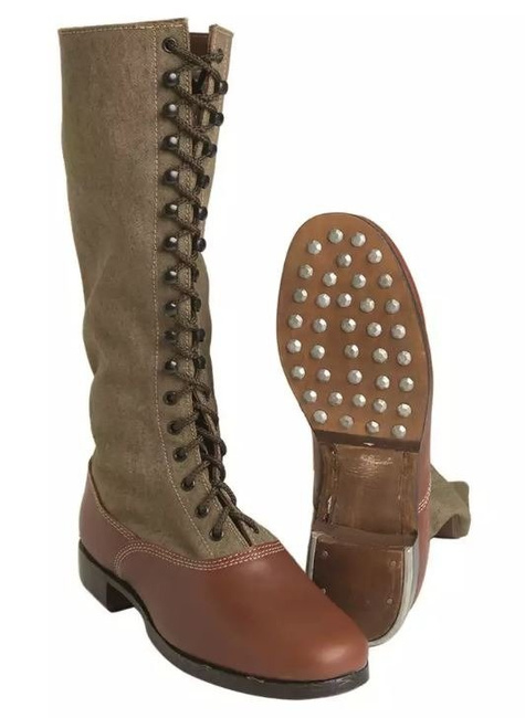 German WWII Tropical Boots Long - repro