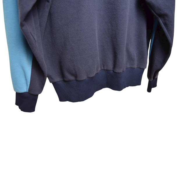 Vintage Melegítődzseki - 1980-as évek - Német Hadsereg Bundeswehr Katonai Felesleg - Kék/Fekete - Használt