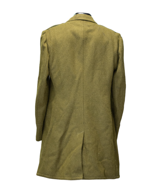 CLOTH TRENCH COAT - ROMANIAN MILITARY SURPLUS - USED