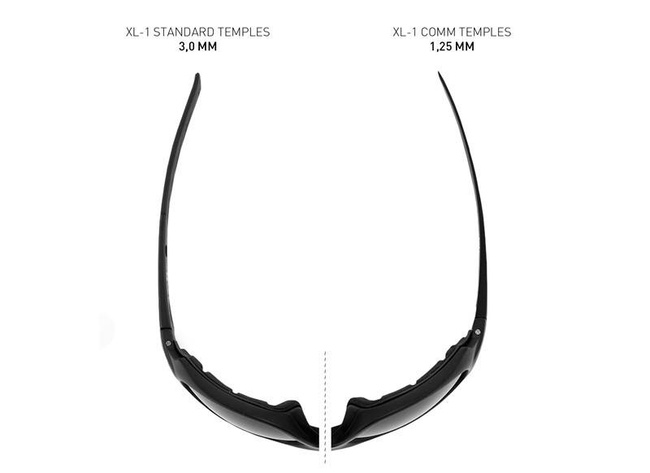 SZEMÜVEG CSERÉLHETŐ SZÜRKE/ÁTLÁTSZÓ LENCSÉKKEL - XL-1 ADVANCED COMM 2.5 - WILEYX®