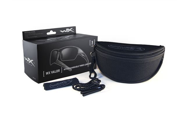 Szemüveg - Wileyx - VALOR Clear/Grey/Light Rust Matte Black Frame