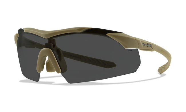 Szemüveg - Wileyx - VAPOR COMM 2.5 Grey/Clear/Light Rust Matte Tan Keret