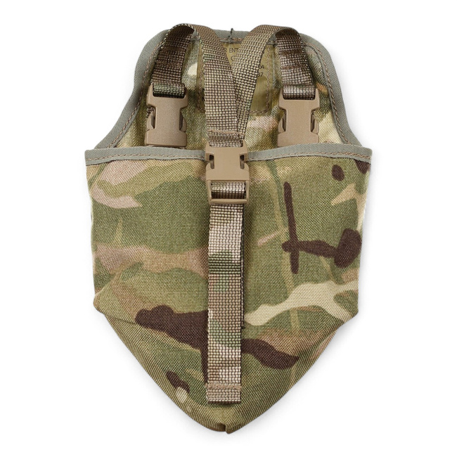 Belt Pouch for Folding Shovel - MTP Camouflage - British Army Military Surplus - Like New