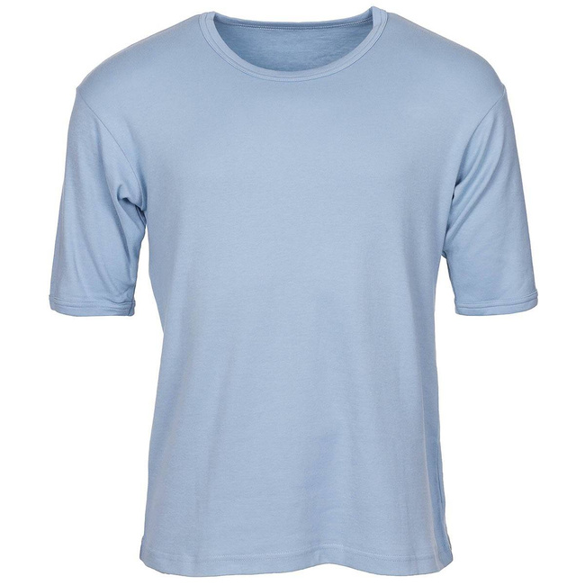 BRITISH T-SHIRT - LIGHT BLUE - MILITARY SURPLUS - USED