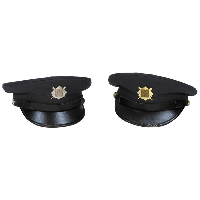 CZ/SK csúcsos sapka, kék, jelvénnyel, mint új