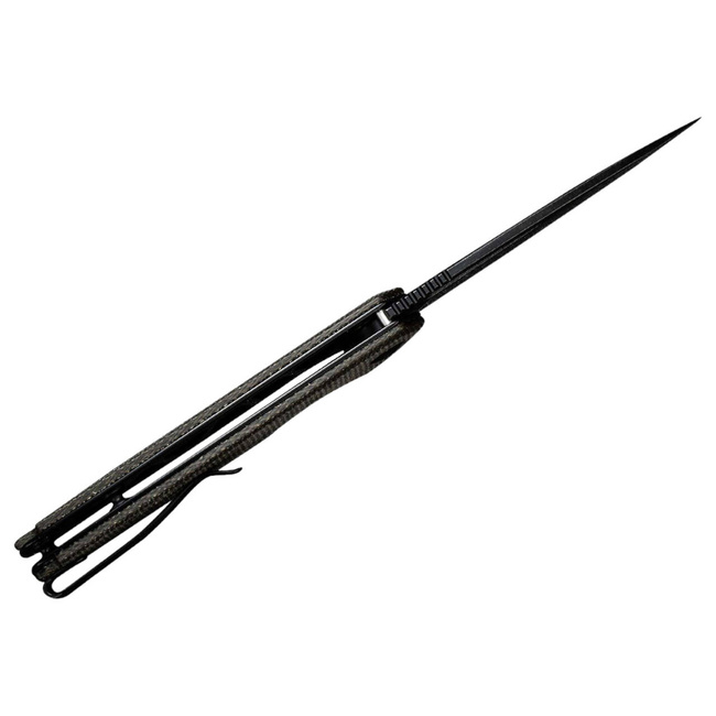 Zsebkés - "SENCUT Mims Micarta Dark Green Black" - Böker