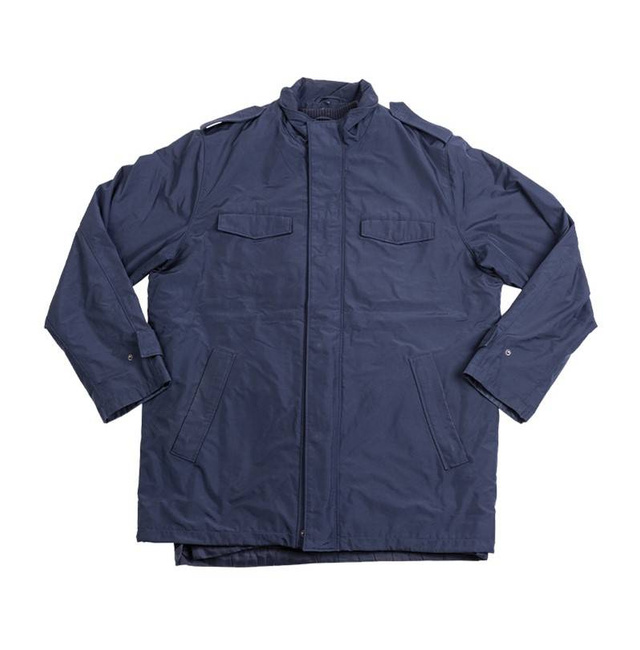 PARKA DZSEKI - SÖTÉTKÉK - KATONAI FELESLEG NÉMET TŰZOLTÓSÁG - MINT ÚJ