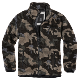 "TEDDYFLEECE" TÉLI KABÁT - DARK CAMO - BRANDIT