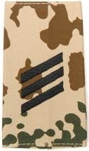 EMBLÉMA - GERMAN ARMY TROPICAL CAMO/BLACK SHOULDER LOOPS ´HAUPTGEFREITER´