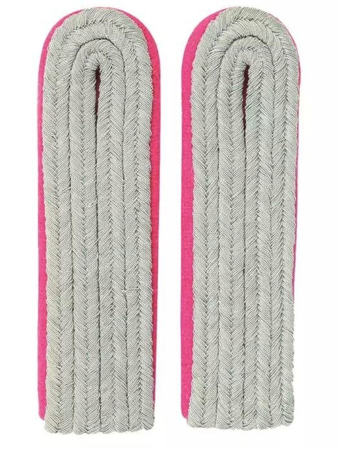German WWII Pink Epaulets Officer SL