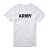 T-SHIRT - ARMY PRINT - WHITE - BRANDIT