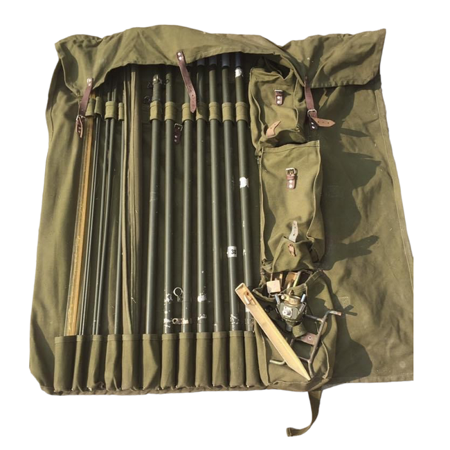 Aluminum Antenna Set for Radio Station R1071 with cable - Surplus Military from Romanian Army