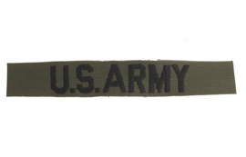 Us OD Textile Writing ′US Army′