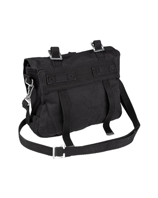 GERMAN BREAD BAG WITH STRAP - BLACK