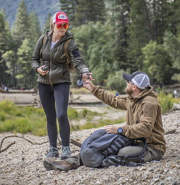 TRITAN™ BOTTLE - WIDE MOUTH - 550 ML - Helikon-Tex® - SMOKED