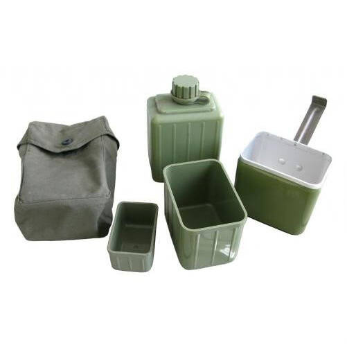 CSAJKA SERBIAN ARMY MESS KIT, ÜVEG, 3-PCS HASZNÁLT