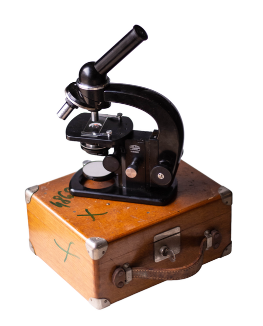 Mikroszkóp Carl Zeiss Jena (+ doboz) - használt