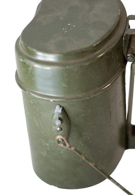 ALUMINIUM CANTEEN - GENUINE MILITARY SURPLUS ROMANIAN ARMY - USED