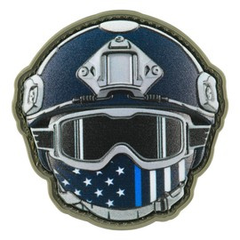 JELVÉNY 3D EMOJI USA PVC - SÖTÉT TENGERÉSZKÉK - M-TAC