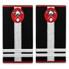 Grade Locotenent Colonel pompieri IGSU tesute pe suport textil din tercot lipit, cu semn de arma brodat 