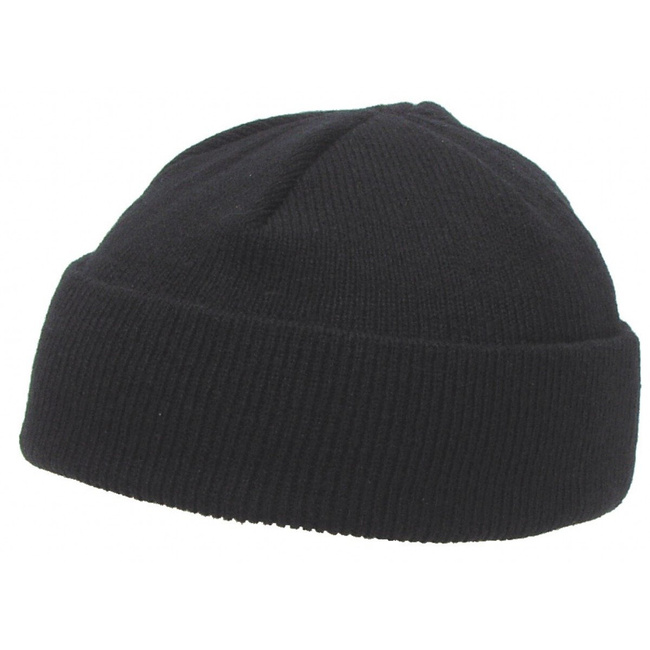 Watch Cap, extra short, Black