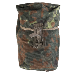 German od alu canteen with cover camo used