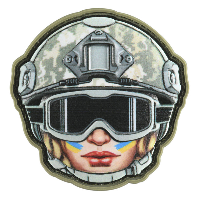 JELVÉNY 3D EMOJI NR. 49 PVC - OLIVE - M-TAC