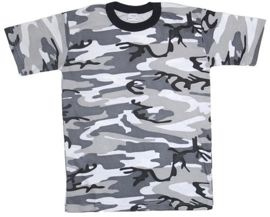 KIDS T-SHIRT US URBAN CAMO