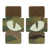 PATCH TIGER EYES LASER CUT (PAIR) - MULTICAM - M-TAC