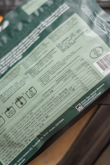 TACTICAL FOODPACK - HAJDINA ÉS PULYKA - MILTEC