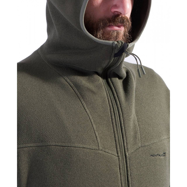 FLEECE KAPUCNIS PULÓVER CIPZÁRRAL - "FALCON PRO" - PENTAGON® - FEKETE
