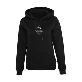 WOMEN'S HEAVY HOODI - FORVERT PRINT - BLACK - SANTA ROSA - BRANDIT