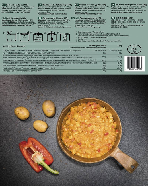 TAKTIKAI FOODPACK® BURGONYA MARHAHÚSSAL