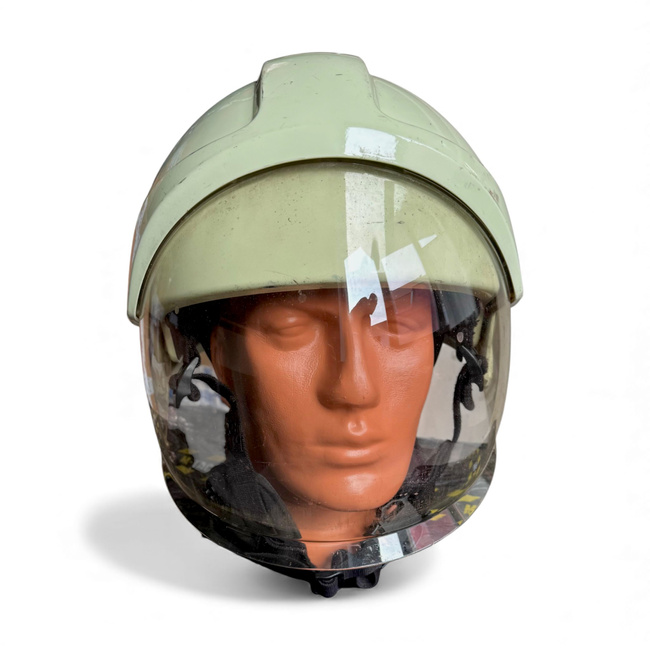 Tűzoltó/motoros sisak - Bullard Magma/MSA - Német hadsereg katonai felesleg - Használt