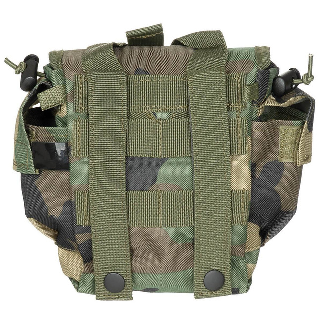 Drinking Bottle Bag "Molle", woodland