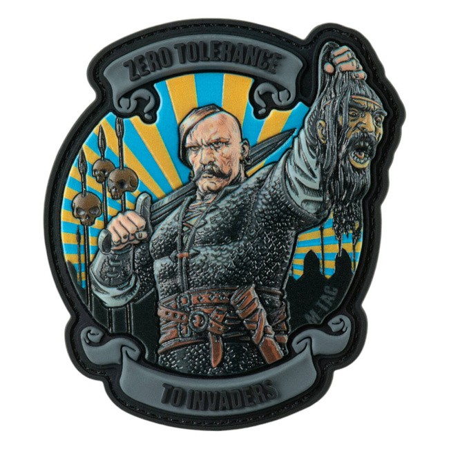 ZERO TOLERANCE JELVÉNY PVC - FEKETE - M-TAC