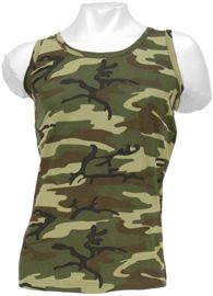 US WOODLAND CAMO TANK TOP