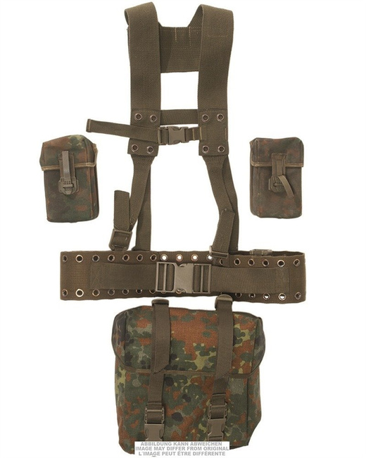 HÁMOK KÉSZLETE G3 - 5 DARAB - KATONAI TÖBBLET NÉMET HADSEREG - FLECKTARN TEREPSZÍNŰ - HASZNÁLT