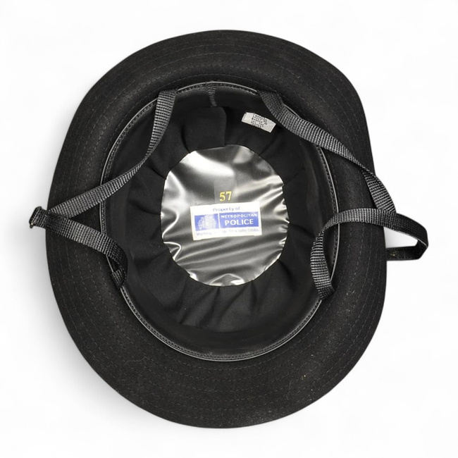 Női PCSO sisak - Community Support Officer - Metropolitan Police - Brit hadsereg katonai feleslege - Fekete - Használt
