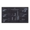 RIFLE CLEANING MAT - 85.5 x 50 CM - Helikon-Tex® - BLACK
