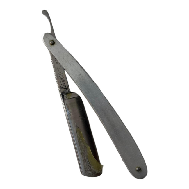 Klasszikus borbélyborotva - Egyenes borotva típus - Román felesleg