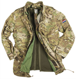 HOLLAND PARKA - LAMINÁLT BÉLÉSSEL - MULTITARN - MINT ÚJ