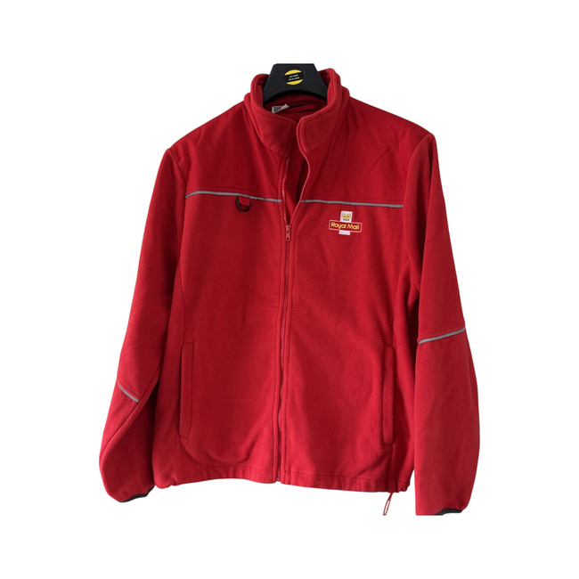 Royal Mail polárdzseki – brit hadsereg feleslege – piros - használt