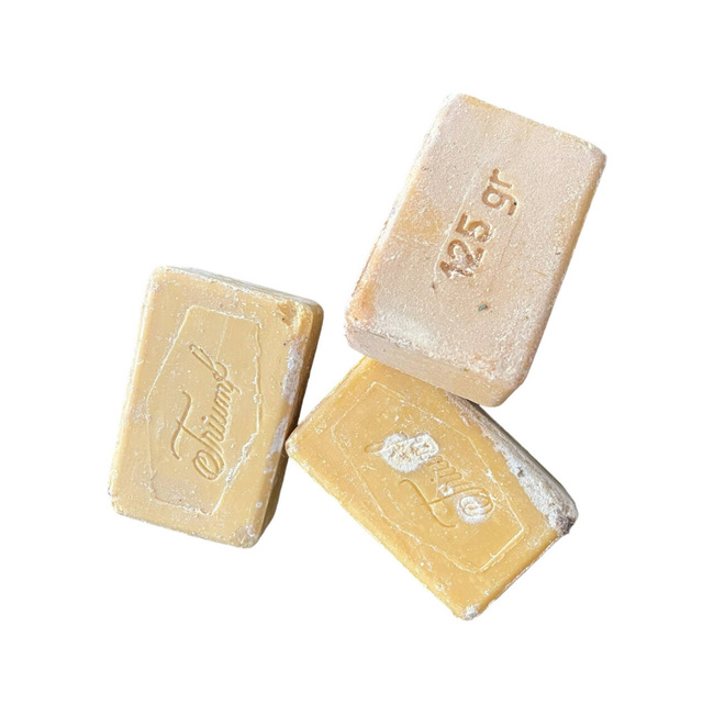 VINTAGE ORGANIC SOAP - "TRIUMF" - 70'S - 1 PC - MILITARY SURPLUS OF ROMANIAN ARMY - IN GOOD CONDITION