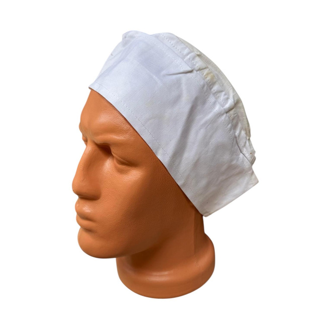 Egyszerű sapka - Egyméretű - Román Hadsereg katonai felesleg - Fehér - Jó állapotban