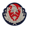 Emblema coifura Pompieri IGSU - Ofiteri Superiori - aplicare prin coasere