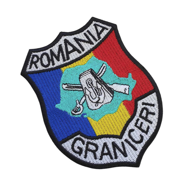 Emblema Graniceri, cu aplicare prin coasere